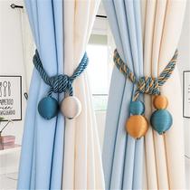 Curtain strap light luxury high-end decorative accessories trinket clip buckle simple modern European hanging ball Joker