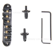 20216 string black roll s beads LP electric guitar bridge pull string board upper and lower string bridge roller instrument accessories