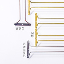 Creative 304 stainless steel red wine cup holder upside down tall glass shelf hanging rack hanging rack thick wine cabinet shelf home
