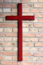  Solid wood cross Oversized 80cm Church Family Fellowship Wall decoration Pendant Wooden Cross Christian Gift
