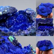 Fine azurite malachite symbiotic natural mineral crystal ore specimen original stone gem stone ornaments