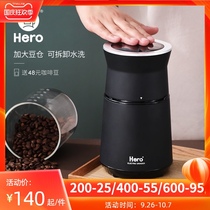 hero bean grinder electric coffee bean grinder stainless steel household small crusher portable powder beading machine