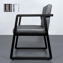Lallo designer office computer chair studio minimalist chair home backrest simple Nordic dining chair