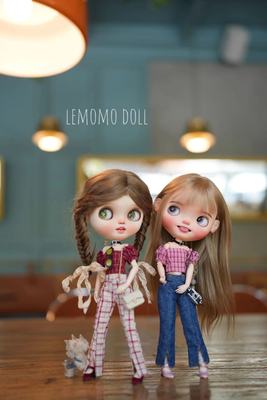 taobao agent Le Momo*Pink Pig Famous Set Blythe Waste Sweet Shoes Spot Shipping Retro Fashionable OB22