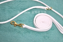 Imported professional competition leash P chain 5mm round + flat 10mm cotton dog training leash set
