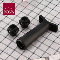 RONA LORNA Vacuum Wine stopper with pump Two wine stoppers Wine opening bottle preservation vacuum stopper