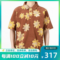 Nike Nike short sleeve mens clothing 2022 spring new sportswear POLO shirt printed stand T-shirt DM5033