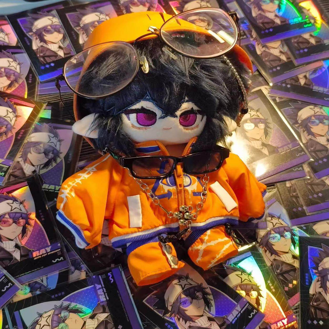 凹凸世界 雷狮 ライシー20cmぬいぐるみ 安迷修公仔雷狮毛绒玩具凹凸世界动漫周边20CM 换装娃娃