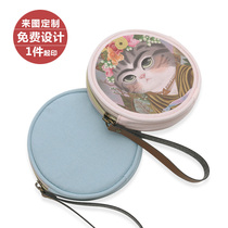 Cash Cat Pocketbook Bag Zero Money Bag Korea Ins Cute Round Mini Animal Small Cloth Wallet Handmade Diy Customize