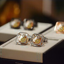 RT British Tateossian cufflinks cuffs mens French shirts suits mens light luxury custom cuffs nail
