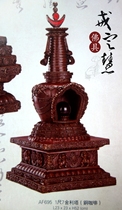 Taiwan craft pure bronze sculpture antique bronze color 1 foot 7 stupa can be installed with relics and other holy objects AF695