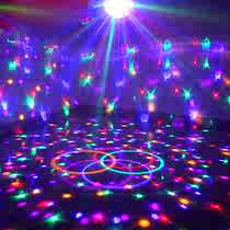 KTV bar lights flashing lights string lights voice-activated rotary color changing bedroom room live layout decoration flashing lights