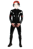 Dygard latex clothing Latex one-piece custom with JJ cover