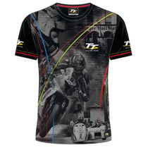 Summer Isle of Man TT series Commemorative Edition Quick-drying motorcycle Short sleeve downhill motorcycle Racing T-shirt Motorcycle suit men