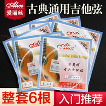 Alice Classical guitar string 1-6 set string one string single nylon string classical guitar accessories set of 6