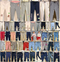 Clear Barn Spring Autumn Money Girl Hit Bottom Pants Casual Long Pants TKTM204951A Small Bear Child Clothing