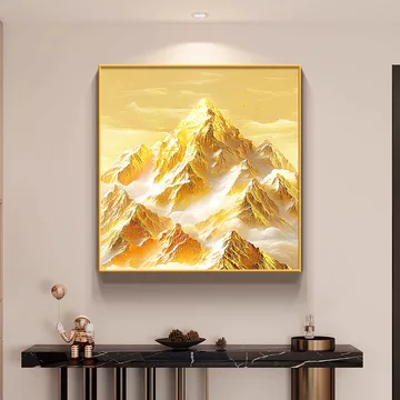 日照金山风景挂画50×50cm-日照金山风景挂画50×50cm促销价格、日照金山