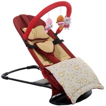 Baby coaxing baby coaxing chair sleeping cradle baby pacifying chair balance recliner folding easy to remove and wash