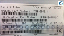 LPS4012-681MLC 4 X4X1 2MM 0 68UH 680NH 2 4A patch closed magnetic coil inductance