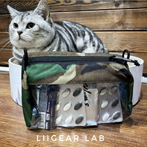 (Lii Gear Official) Built-in transparent velcro storage medical bag debris bag finishing bag