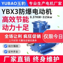 YB3 flameproof type 0 75 1 1 1 5 2 2 3 4 5 5 7 5 11KW three-phase 380V explosion-proof motor