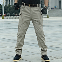 Military autumn and winter ix9 tactical pants mens overalls loose consul multi-bag pants special forces outdoor assault pants