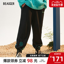 BEASTER little devil grimace casual pants autumn and winter new trendy brand street hip hop national tide loose sports trousers