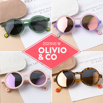 olivio children sunglasses baby sunglasses baby baby polarized anti-UV glasses male and female 0-2 years old