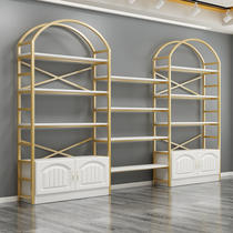 Cosmetics display cabinet beauty salon product display rack multi-layer light luxury display cabinet combination rack display cabinet