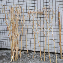 Natural solid wood with branch shape dry branches white branches vase dry flower living room porch window ornaments decorative branches