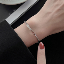 925 sterling silver bracelet women light luxury cold wind advanced sense bracelet ins niche design bracelet 2021 new summer