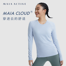 MAIAACTIVE Cloud sense slim Foundation classic long sleeve yoga suit sports T-shirt TL052