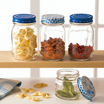  Glass king]Japan imported Ishizuka glass Japanese-style sealed tank storage bottle sundries food storage tank jam bottle