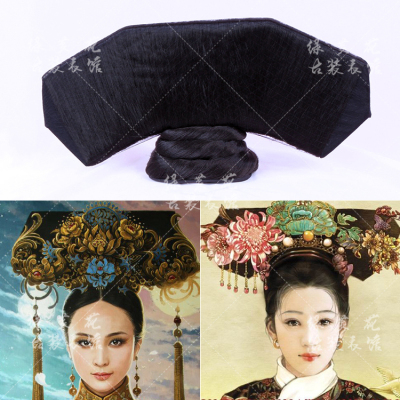 taobao agent The Queen of the Qing Dynasty Dalai Wing Fujin Flag's head wig hair jewelry style costume wig female shadow performance stage performance