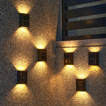 New Solar Outdoor Lights Home Waterproof Wall Lamp Courtyard Garden Arrangement Terrace Balcony Landscape Atmosphere Decoration