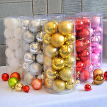 Christmas ornaments pendant barrel ball tree package pendant window layout 6 8 10cm bright plating color ball