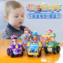 New genuine smart pet car electric dump truck elf Abao Xiaogang boys and girls children toy car