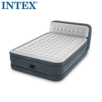 INTEX backrest inflatable bed built-in electric pump luxury double enlarged air cushion bed 2 generation double inflatable mattress