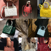 On-the-go Spot telfar Niche Simple shopping bag Small square bag Mini handbag Shoulder Crossbody Tote bag