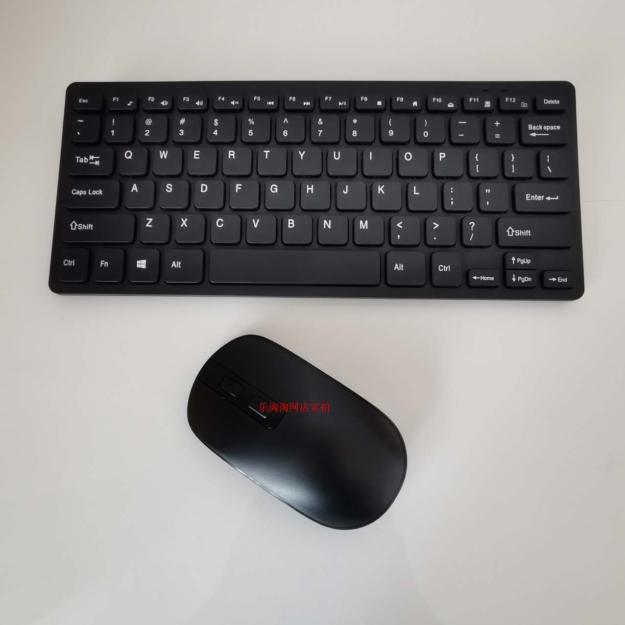 迷你小无线键盘鼠标套装便携笔记本手提一体机台式电脑外接办公用