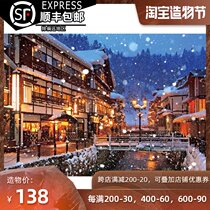 (Spot)Beverly Silver Mountain Hot Spring 300 pieces 1000 pieces of Japan imported puzzle puzzle toys