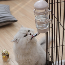 Dog drinking water Pet Bottle without wet mouth Kettle Drinking water dispenser Hanging kitty Water basin Teddy automatically feeding water