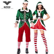 Santa Claus costume clothes mens suits Christmas clothes show cos clothes Christmas dress women Adult