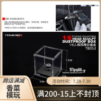 Toys-Box 1 6 HT head carving storage box Soldier model doll dustproof display box spot