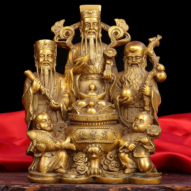 纯铜福禄寿三星摆件-纯铜福禄寿三星摆件促销价格、纯铜福禄寿三星摆件