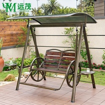 Far-lush Nordic net Red Outdoor Autumn swing Courtyard Swing in Qianyang Light Room Rocking Chair Terrace Hanging Chair Double Rocking Chair