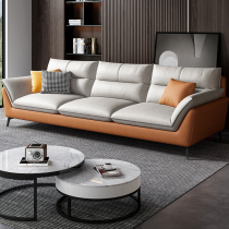 Nordic light luxury disposable technology cloth living room three-person combination of latex solid wood large and small apartment fabric sofa