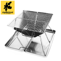 2-5 stainless steel folding portable grill for people outdoor grill storage bag and barbecue tools