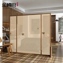 New Chinese style screen partition Living room simple modern fashion Bedroom small apartment Zen entrance seat screen occlusion home