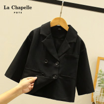 Laxia Belle Children Dress Children Suits Foreign Air Ingléen Girls Casual Western Clothes Boys Han Edition Spring Dress Jacket